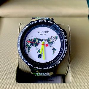 Swatch x Bape Big Bold The World Edition S027Z700